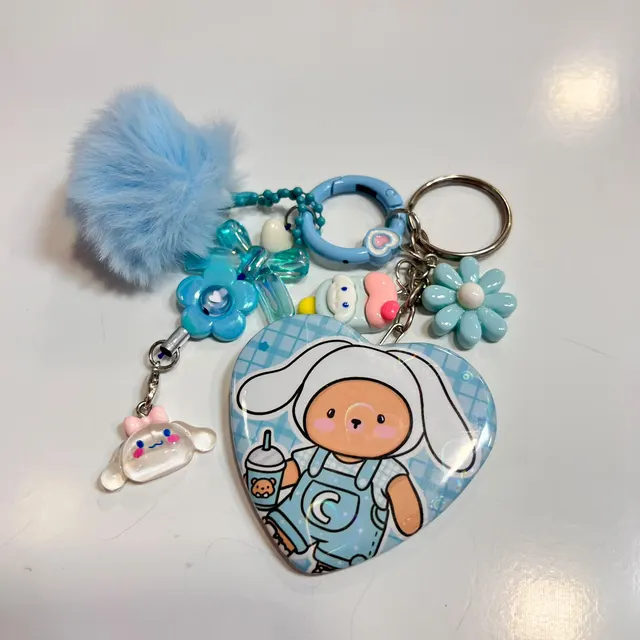 🩵 Chaveiro Espelho Urso 🐻 Cinnamoroll