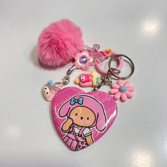 🩷 Chaveiro Espelho Urso 🐻 My Melory