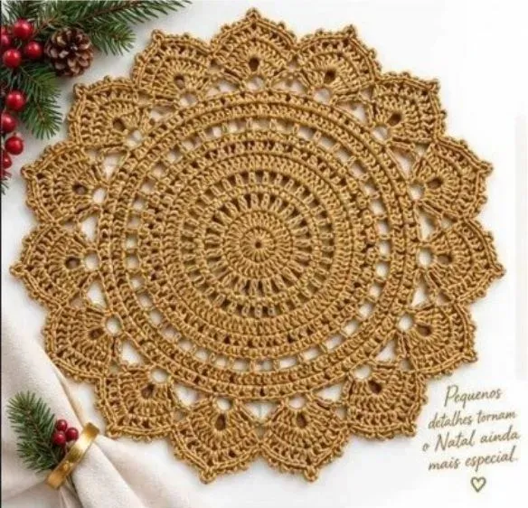 Sousplat Luxo Dourado