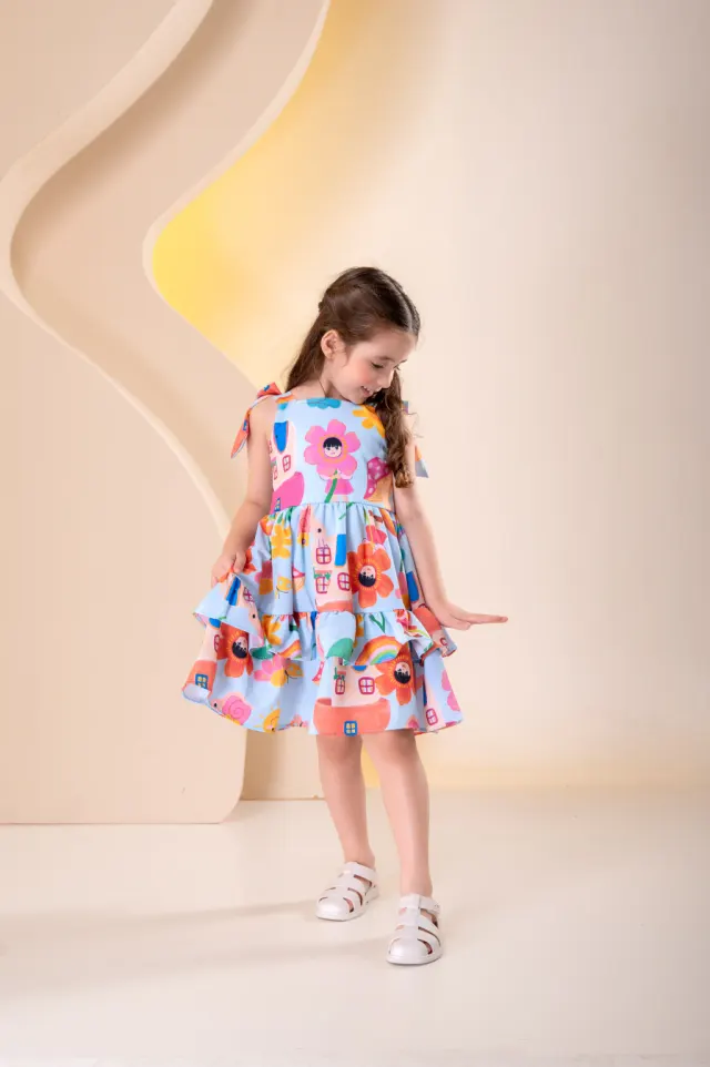 Vestido Lúdico Casinha no Jardim