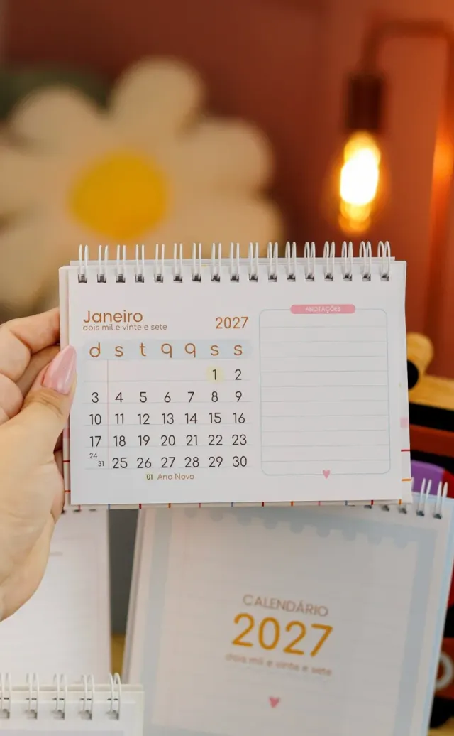 Calendário A6 Horizontal 