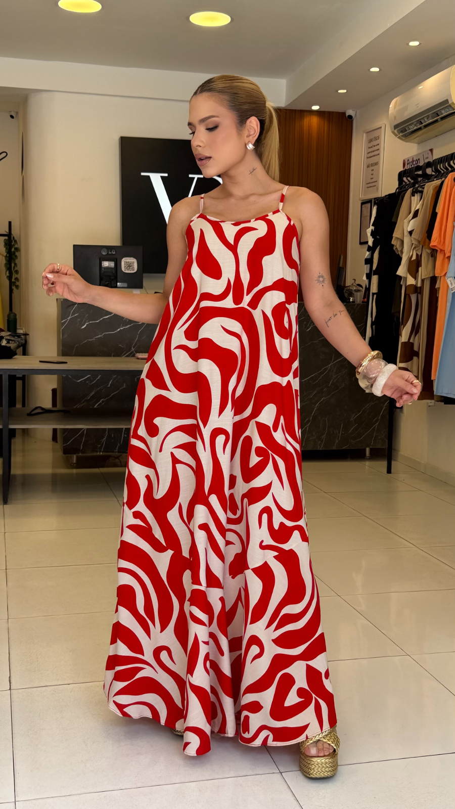 Vestido red 