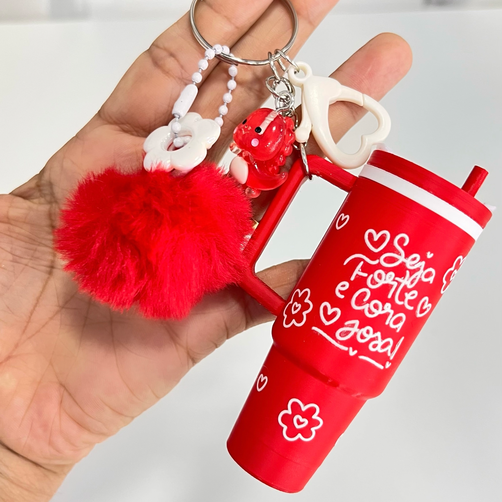 ❤️Chaveiro Copo Vermelho