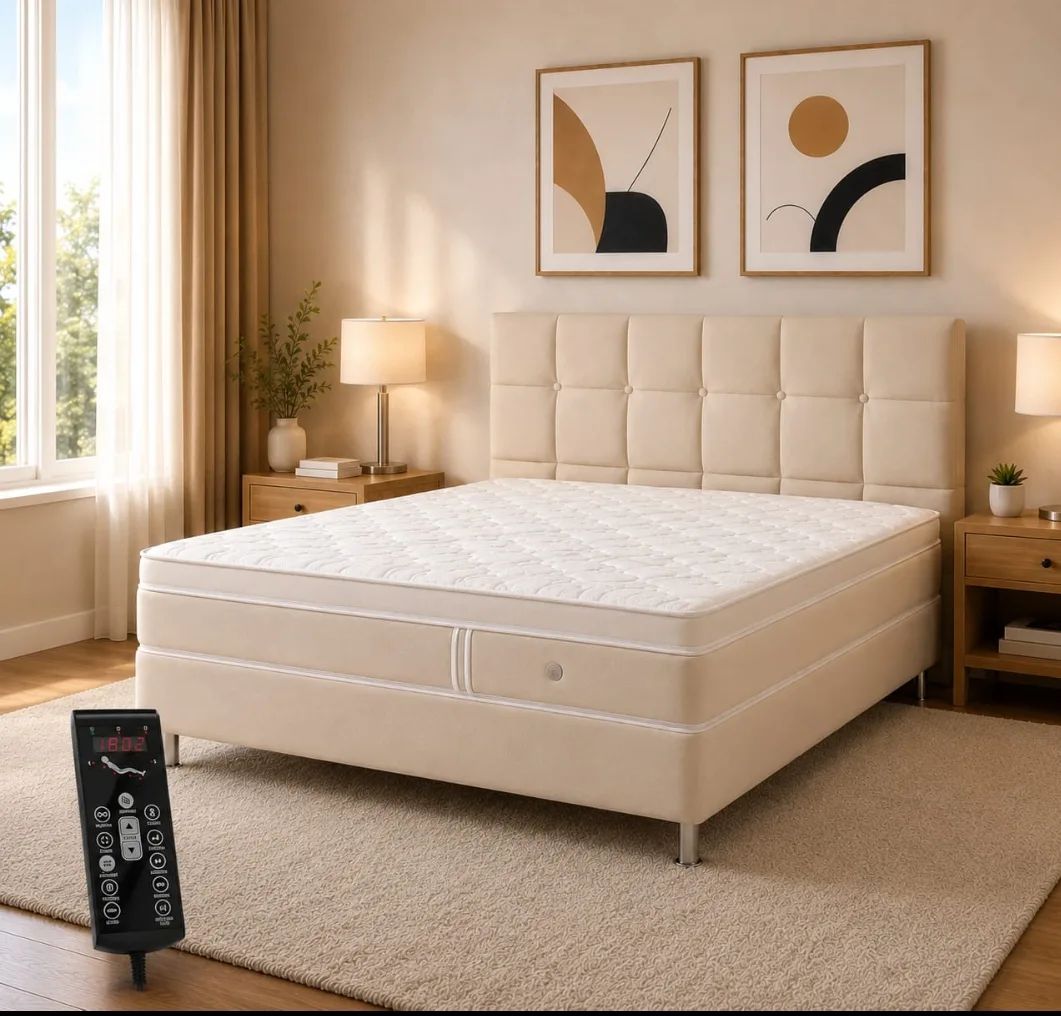 Colchão Casal Premium  com Controle SPA e Tecnologia de Massagem