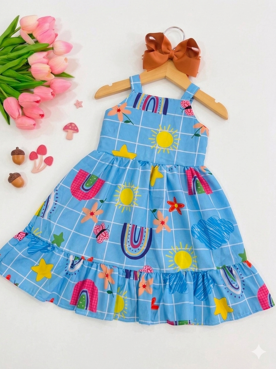 Vestido Susi Arco-íris 